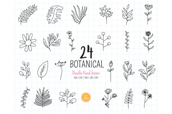 Explore 24 Botanical Flowers SVG for Creative Projects