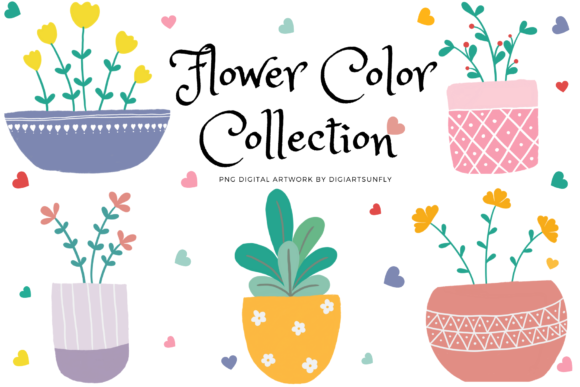 Flower Clipart Collection: A Versatile Graphic Resource for Creative Projects