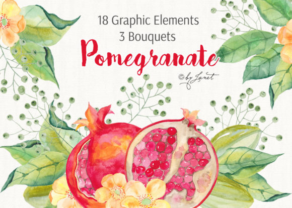 Pomegranate Watercolor: A Versatile Tool for Creative Projects