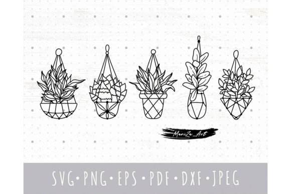 Unlock Your Creativity with the Boho Potted House Plants SVG Bundle