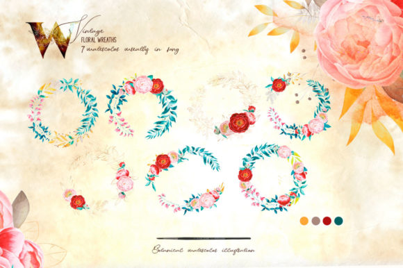 Unlocking Creativity with Peones Watercolor Wreaths PNG